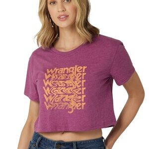 NWT Wrangler Retro Cropped Short Sleeve Shirt